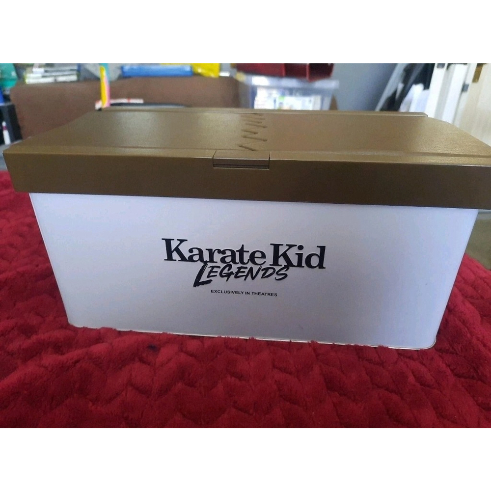 Karate Kid Legends Tin Chop Cinemark Popcorn Bucket- BRAND NEW IN HAND- CINEMARK